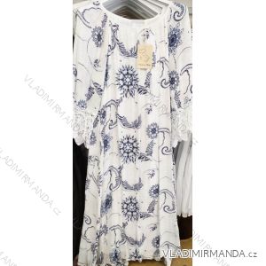 Šaty letné krátky rukáv čipkované dámske (uni s / l) TALIANSKÁ MÓDA IM720094