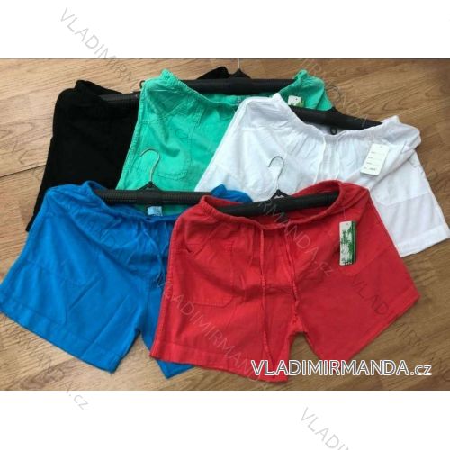 Kraťasy šortky bavlnené letné dámske nadrozmerné (XL-4XL) sezóna SEZ201903