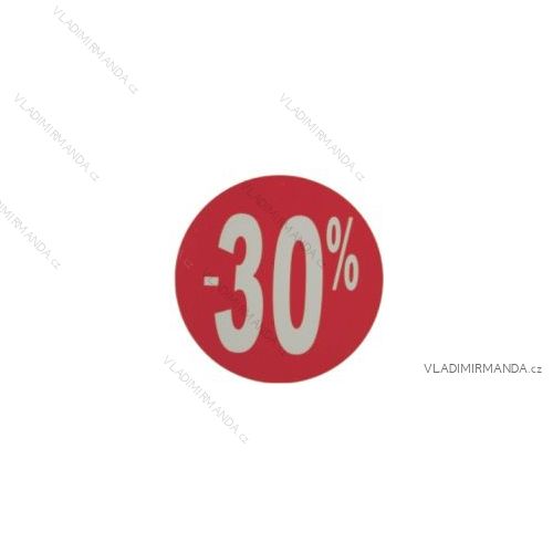 Okrúhla visačka so zľavou, balenie 10 ks