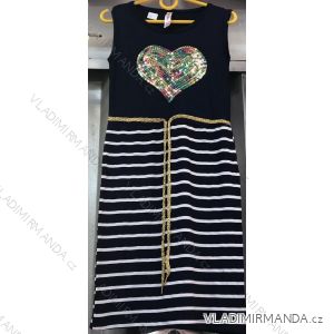 Dress with Sequins Short Sleeve Teen Girls (134-164) Turkish MODA TVF20008