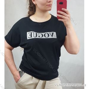 Tričko tunika krátky rukáv dámske vogue (uni M/L/Xl) IMD20007