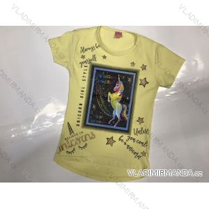 Tričko s jednorožcom krátky rukáv detské dorast dievčenské (8-12 rokov) TURECKÁ VÝROBA TVB20039
