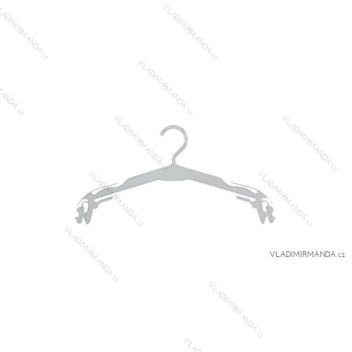 Priehladné plastové ramienko na prádlo, 27cm.