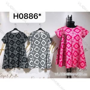 Tunika krátký rukáv dámská (UNI S/M) ITALSKÁ MÓDA IMM20H0886