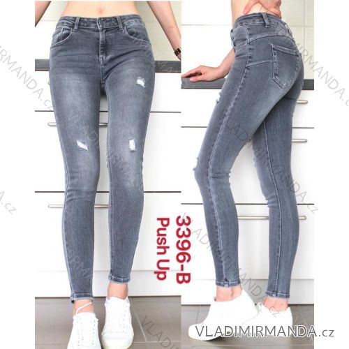 Rifle jeans PUSH Up dlhé trhané dámske (xs-xl) RE-DRESS MA6203396-3