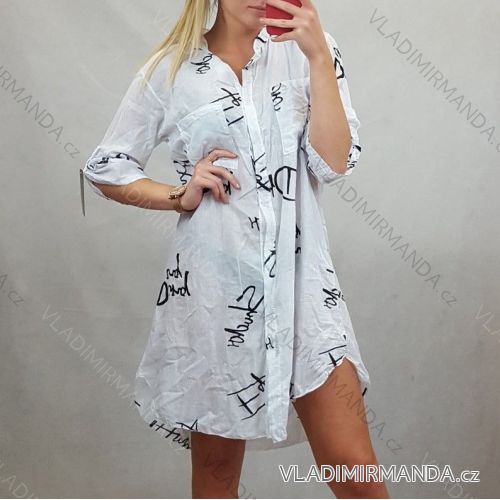Šaty letné košeľové dámske (sm) TALIANSKA MODA IM420844