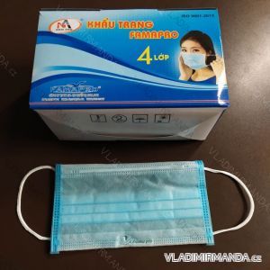 Ochranná obličejová rouška maska 4 vrstvá proti virům unisex (one size) MADE IN CHINA ROUSKA15KC