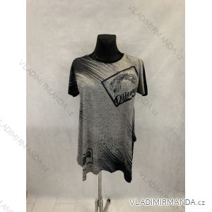 Tunika Tričko krátký rukáv dámská nadrozměr (uni XL-XXL)Turecká moda TME20099