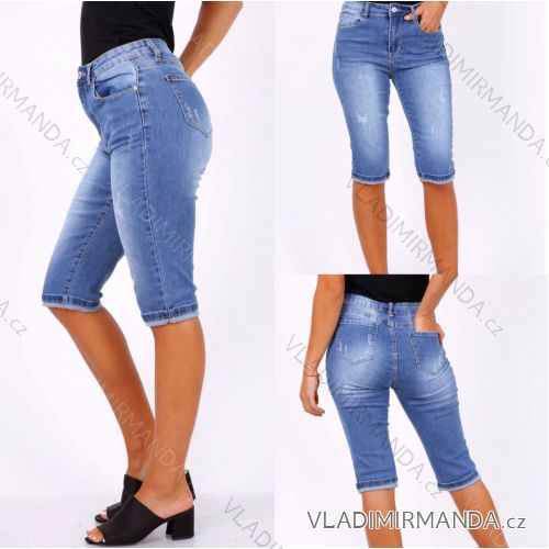 Kalhoty rifle jeans 3/4 krátké dámské (XS-XL) MA620015