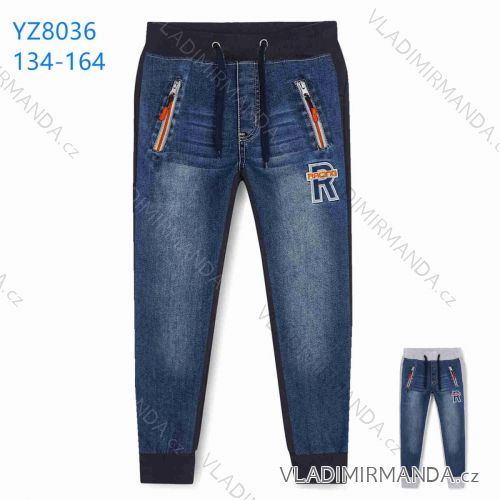 Rifle jeans dlouhé dorost chlapecké (134-164) KUGO YZ8036