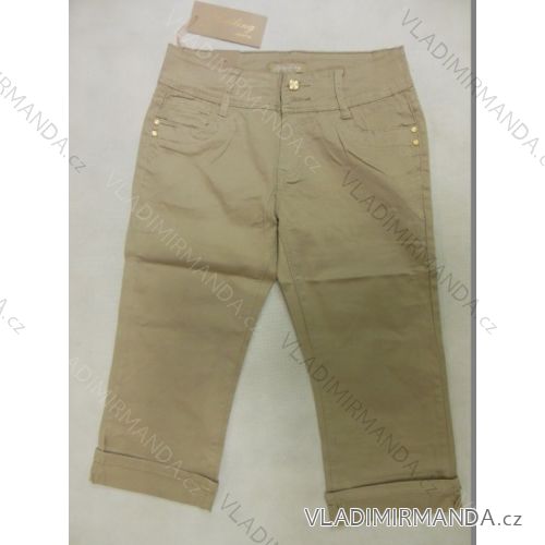 Nohavice 3/4 krátke dámske (38-46) SMILING JEANS W199