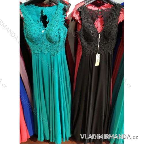 Šaty plesové dlouhé dámské (XS/S/M ONE SIZE) ITALSKá MóDA IMH22093