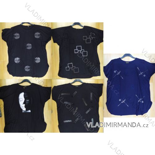 tričko krátky rukáv dámska (UNI XL / 2XL) TURECKÁ MÓDA TML20038