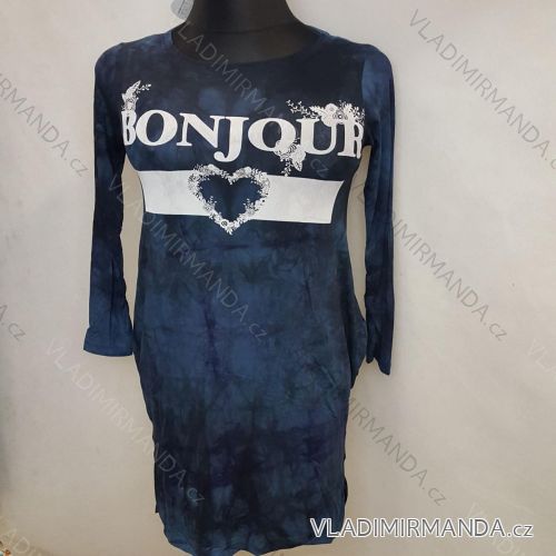 Šaty dl rukav dámska (uni S/L) TURECKÁ MÓDA TM920299