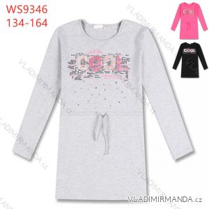 Šaty dlhý rukáv dorast dievčenské (134-164) KUGO WS9346