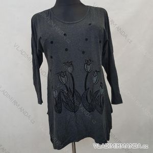 Tričko/tunika nadrozměrné  3/4 rukáv ( uni XL- 2XL) TM920205