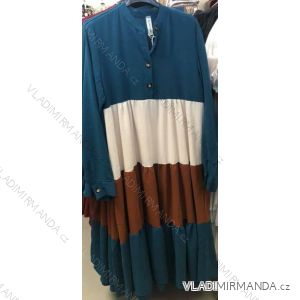 Šaty elegantní košilové dlouhý rukáv dámské (UNI S/M) ITALSKÁ MÓDA IMM20959