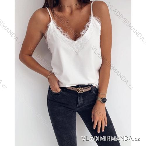 Tielko letné s krajkou dámske (UNI S/M) TALIANSKÁ MÓDA IMM20346