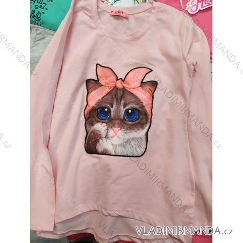 Tričko dlouhý rukáv dorost dívčí (134-164) Turecká MODA TVF20069