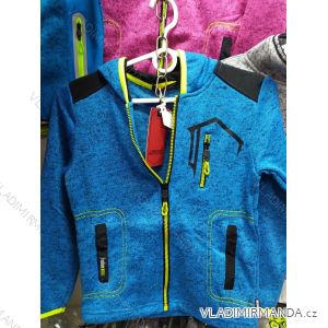 Mikina na zip s kapucí dětská dorost chlapecká (128-146let) GRACE GRA20G86970