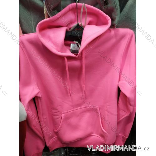 Mikina teplá na zip s kapucí dámské  (M-3XL) TURECKÁ MÓDA TMM20006
