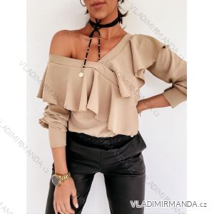 Halenka elegantní dlouhý rukáv dámská (UNI S/L) ITALSKÁ MÓDA IMWD20049