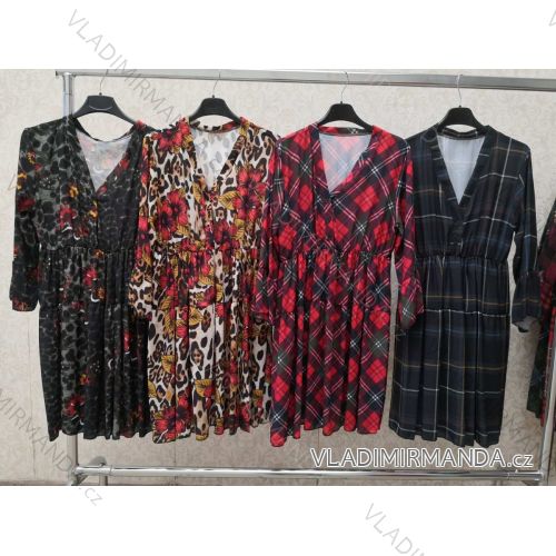 Šaty košilové dlouhý rukáv dámské (UNI S/L) ITALSKÁ MÓDA IMWA200931