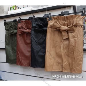 Sukně kožena dámská (S-2XL) ITALSKÁ MÓDA IMWA20311