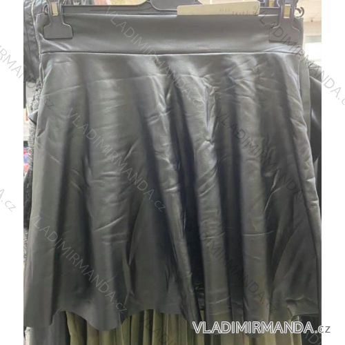 Sukně kožená krátká dámská (UNI S/M) ITALSKÁ MÓDA IMM201559