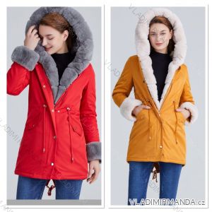 Bunda/kabát zimní s kožíškem dámská (XS-XL) SWEST SWW20035