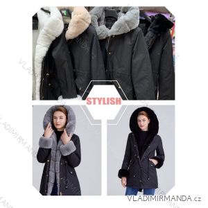 Bunda/kabát zimní s kožíškem dámská (XS-XL) SWEST SWW20038