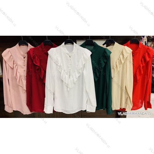 Halenka dlhý rukáv dámská (UNI S/L) ITALSKÁ MÓDA IMWA20473