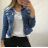 Bunda riflová denim krátká dámská (vel. s-xl) MISS JR MAM20Y003