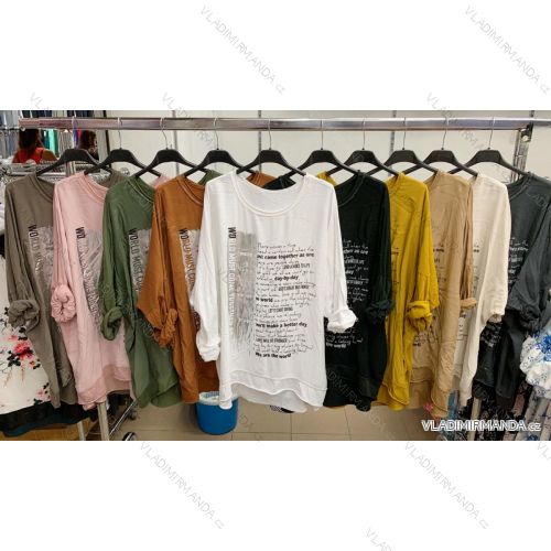 Tunika dlouhý rukáv dámská (UNI S/L) ITALSKÁ MÓDA IMWA20135