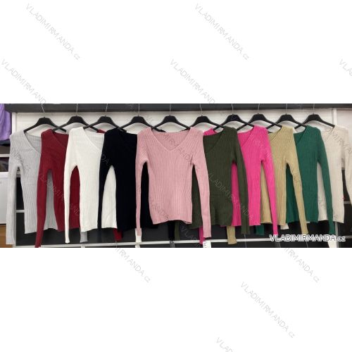 Svetr dlouhý rukáv dámský (UNI S/L) ITALSKÁ MÓDA IMWA20160
