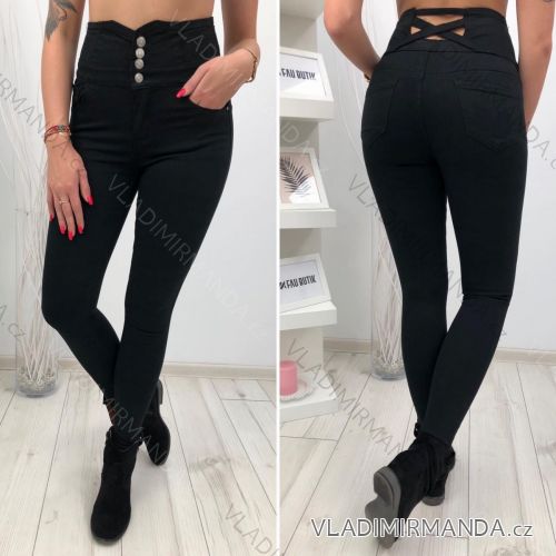 Rifle jeans vysoký pas dlhé damské (34-42) JEANS JWA20032
