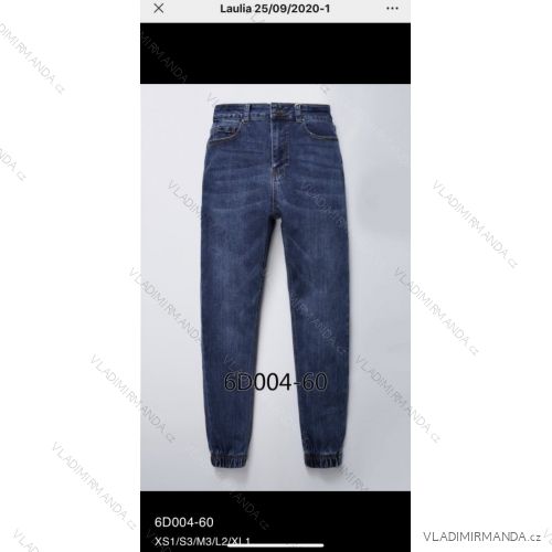 Rifle jeans vysoký pas dlhé damské (XS-XL) LAULIA JWA20074