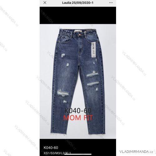 Rifle jeans boyfriend dlhé damské (XS-XL) LAULIA JWA20076