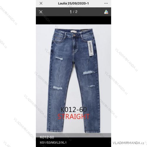 Rifle jeans dlhé damské (XS-XL) LAULIA JWA20101