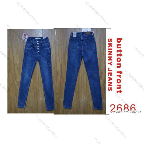Rifle jeans skinny dlhé damské (34-42) RE-DRESS JWA20133