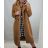 Kabát kožíšek teddy dlouhý rukáv dámský (S/M/L ONE SIZE) ITALSKÁ MÓDA IMM22FL4278