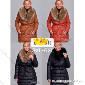 Kabát zimní s kožíškem dámský (3XL-6XL) MA620030