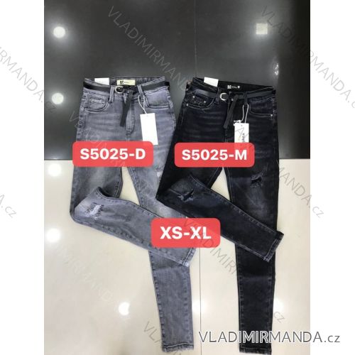 Rifle jeans douhé dámske (XS-XL) M.SARA MA120S5025-D