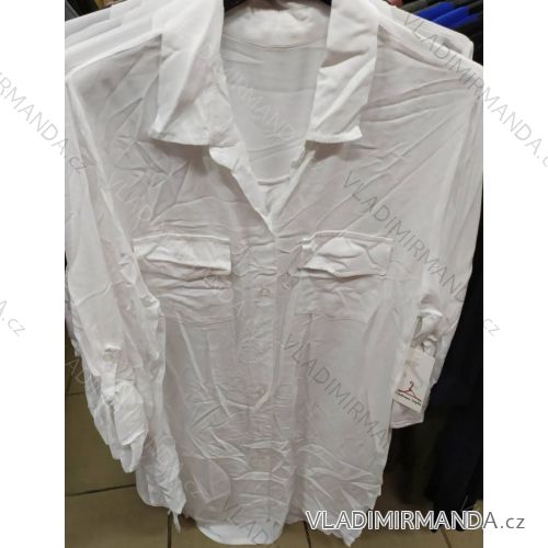 Šaty košeľové dlouhý rukáv dámske (uni s / l) TALIANSKA MODA IM7201023