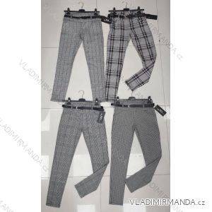 Nohavice elegantný s pásikom dámske (S-XL) TALIANSKÁ MÓDA IMWD20583