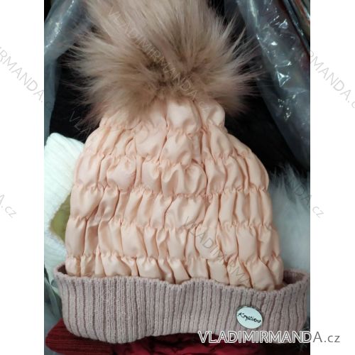 Čiapka s kulich zimná dámska (ONE SIZE) POĽSKÁ VÝROBA PVB20006