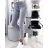 Rifle jeans dlhé dámske (XS-XL) MSARA MA621re3652-B