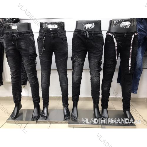 Rifle jeans dlhé pánske (M-3XL/30-38) JEANS JWA20165