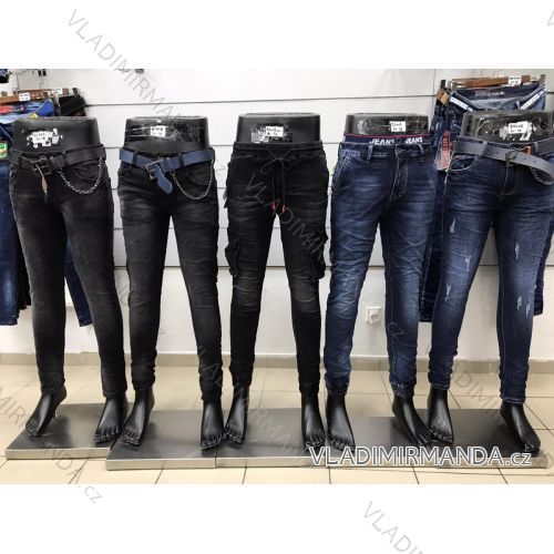 Rifle jeans dlhé pánske (M-3XL/30-38) JEANS JWA20166