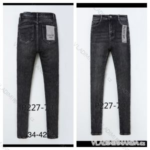 Rifle jeans push up dlhé dámske (34-42) LAULIA JWA20P227-70